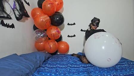 Catwoman and her terrifying latex eye