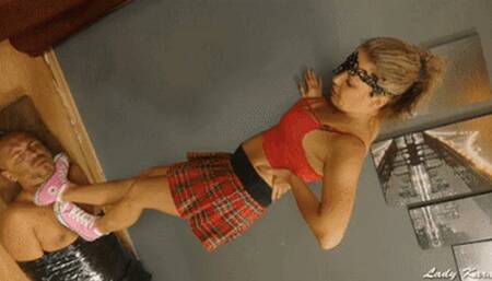 Worse Than a Pig - Extreme Humiliating Foot Gagging (720HD)