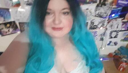 Testing my New Toy with a Bloated Belly Orgasm!