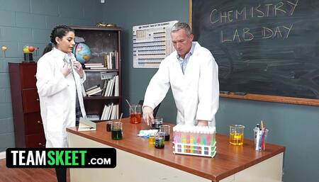Sexual Scientific Experiment Goes Terribly Wrong - TeamSkeet