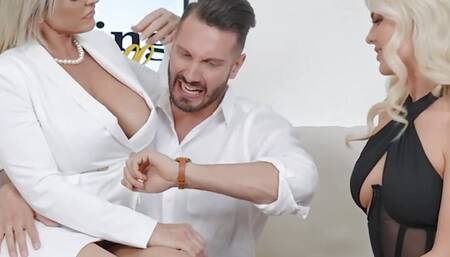 Friendly Neighbors Compete For Cock.Eliza Ibarra, Queenie Sateen Brazzers