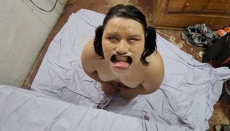 Spit on my face, piss on my face, cum on my face, humiliate me in every way possible