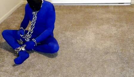Trying on my chains and padlocks