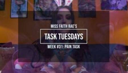 An Aching Task for Painful Pleasures - Miss Faith Rae's Femdom Audio BDSM Pain Instructions - HD 108