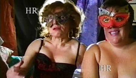 Vintage Italian Pornographic With Mask And She Has Hairy