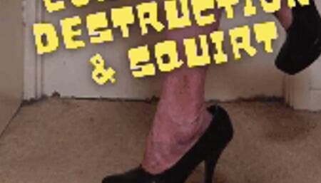 Naked Controller Heel Destruction and Squirt 720p