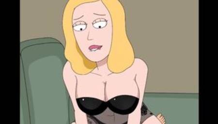 Rick and Morty - A Way Back Home - Sex Scene Only - Part 4 Beth #4 By LoveSkySanX