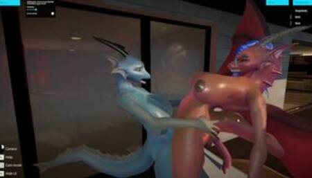 Furry futa dragon with huge tits and tight pussy Yiffalicious