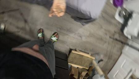 Lola's cum covered DIRTY FEET! Vol 2 (GoPro POV HEAD) part 2 of 2