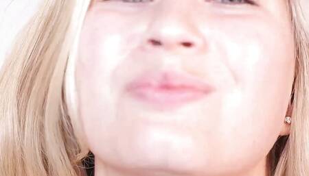 Student shows tits very close