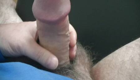 Jerking off cock