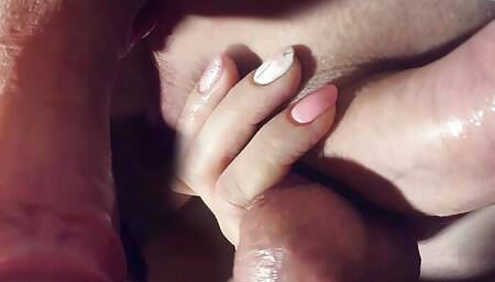 Female POV Blowjob - Deep Cock Sucking and Ball Licking with Ring