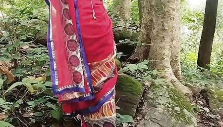 A desi girl was walking alone in forest  stranger  came there and ask her pussy  fucking hard, A teen girl fucking hard stepbro