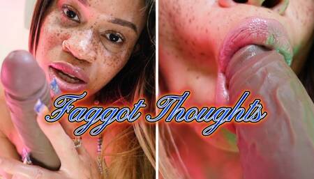 Faggot Thoughts- Ebony Femdom Goddess Rosie Reed- 1080p HD