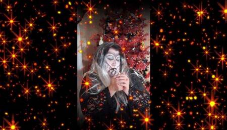 Humiliating twisted smoke and stroke mindfuck with The mature Lady L as Demoness