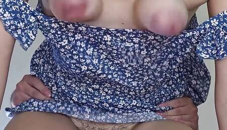 Real Amateur step-sister Sloppy Second Creampie Compilation, Female Squirt, Piss, Dripping CUM, Loud Moaning Orgasm