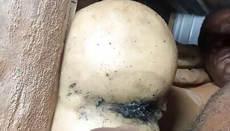 Let me fuck this big slut so hot by hearing my house neighbors ringing tone when getting fuck by anal