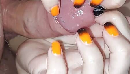 Cumshot on tits