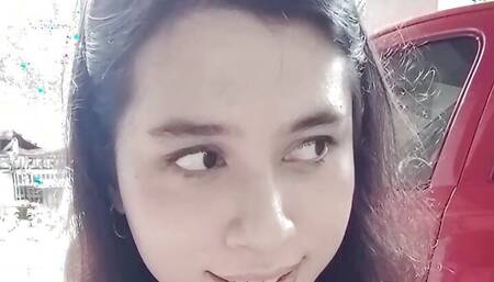 DaniTheCutie is anal dildo fucked while doing splits with torn yoga pants