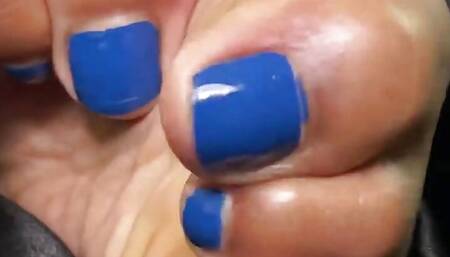 Ebony Girl Does ASMR with Bare Feet