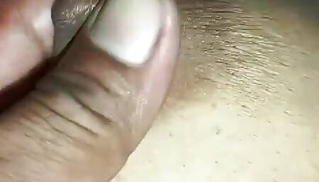 Big ass fat ass naked and inserted finger in pussy