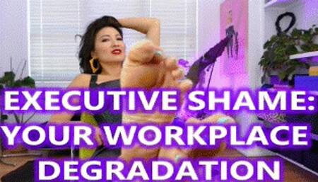 Executive Shame: Your Workplace Degradation - Mz Kim Office Domination Blackmail Fetish Work Humiliation CEI JOI Femdom POV
