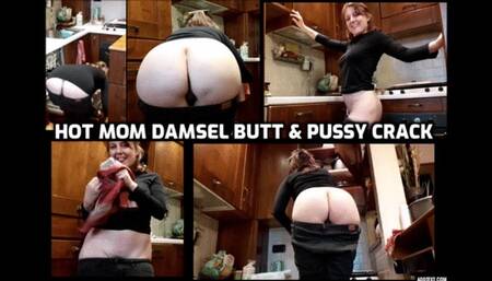 Dishwasher buttcrack hot milf