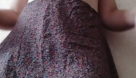 Amateur Busty Babe Fingers Her Cream Pussy in the Morning and Cumms Loud - Solo Masturbation and Real Female Orgasm