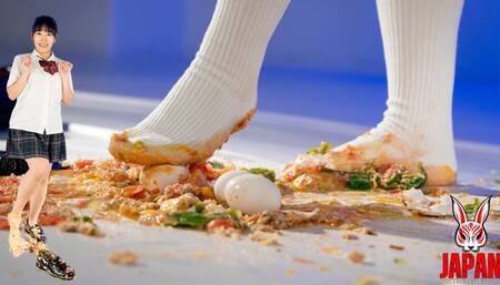 The Pleasure of Stomping With a Smile: Food Crush by Miu Kiritani (4K Video)