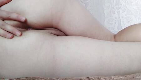 Hot MILF with Big White Ass Masturbates Solo - Awesome Solo Masturbation and Sucking