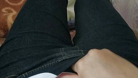 Hot girl sensual play pussy vibrator and intensive orgasm