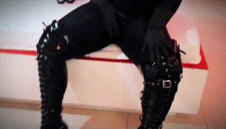 My German Z56 GasMask Girl Breathing