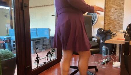 Make me cum to keep your job