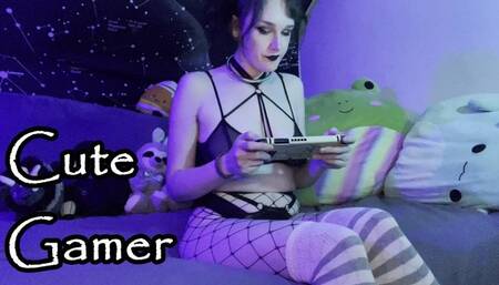 Cute Gamer Takes Monster Cock