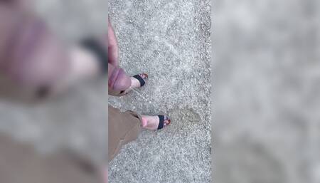 Pissed Sissy High Heel Feet