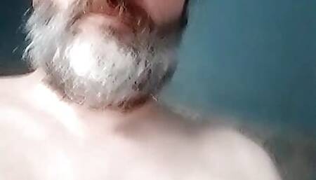A good cumshot before the hot???? bath