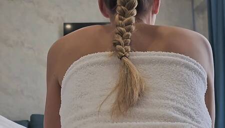 Big Ass and Small Tits Nympho Girlfriend Enjoys Morning Anal Sex