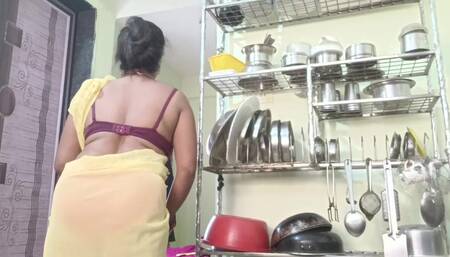 Kitchen Cooking Hot Bhabhi Sexaudio