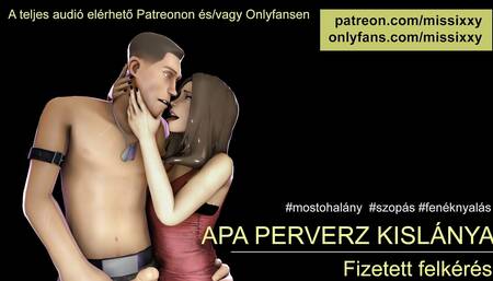 Daddy's Bad Step Daughter - Erotic audio in Hungarian