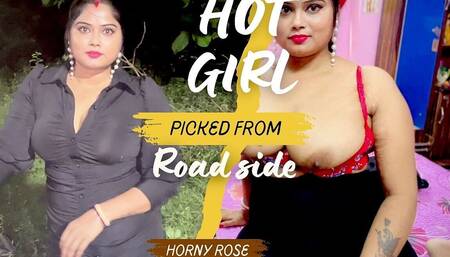 Hot Girl Picked From Road Side