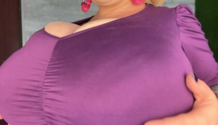 Giant boobs bounce joi