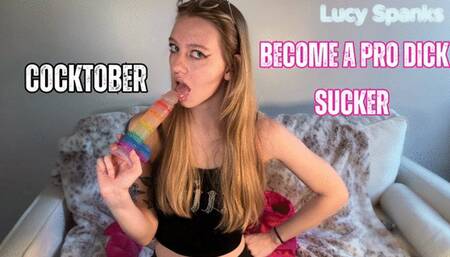 Cock Sucker Training Femdom POV Cocktober Lucy Spanks