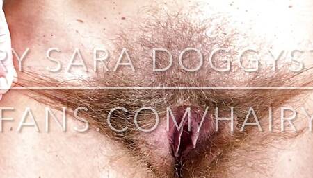 Slim MILF w hairy pussy and jiggly ass fucked doggystyle