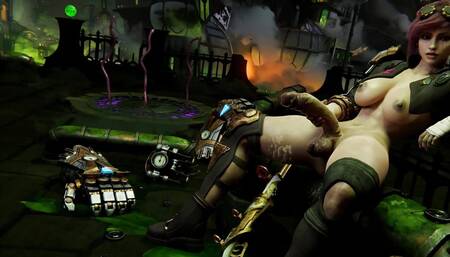 3D Big Cock Futanari Vi Sex with Caitlyn Lol