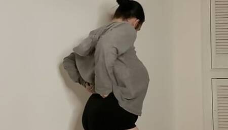 British college girl caught after dance practice