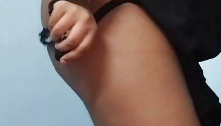 Young muslim girl in Hijab fucking her Step brother at home - Family Taboo