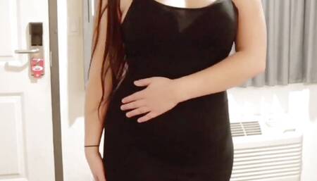 Ripped Pantyhose Faux Creampie