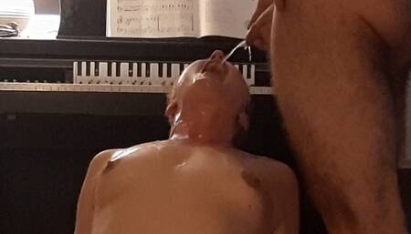 She Is Drenched in Piss