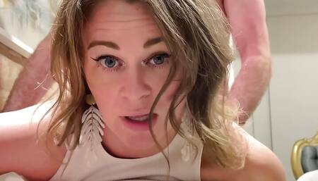 Kinky Submissive Girlfriend Dressed As Catgirl Sloppy Blowjob