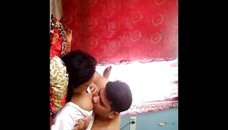 Indian Bhabhi Hard Blowjob and Riding Cock with Boyfriend